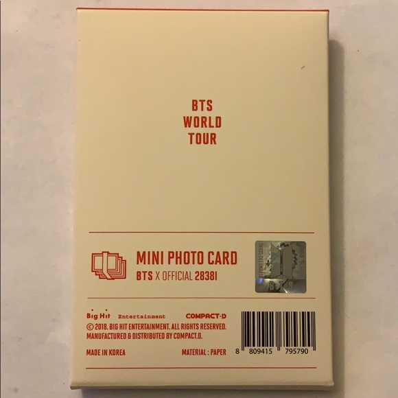 BTS Mini Photo Card Holder - Picture 2 of 2